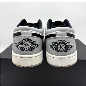 Air Jordan 1 Gray and Black Sneakers